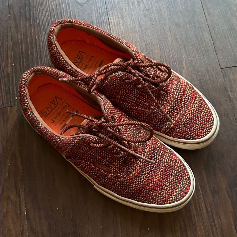 VANS X Prima Visione Textile woven in Italy, size 7.5 women